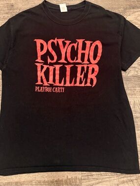 Playboy Carti psycho killer promo tshirt